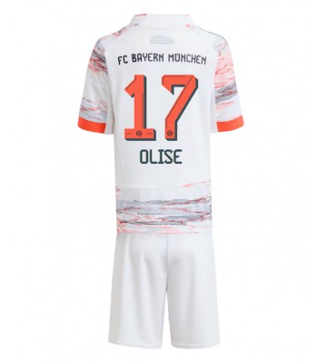 Bayern Munich Michael Olise #17 Borta Kläder Barn 2025-26 Kortärmad (+ Korta byxor)